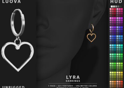 Luova Lyra Heart Earrings Group Gift FATPACK