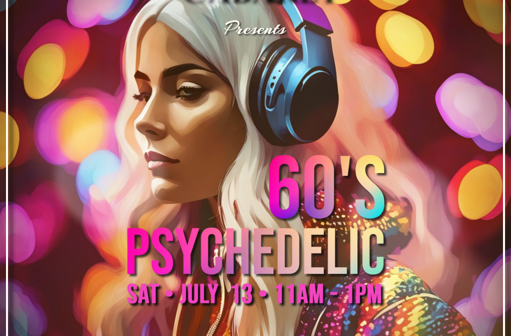 TMC – DJ WIspy & Hostess Sara – 60’s Psychedelic Party 13 July