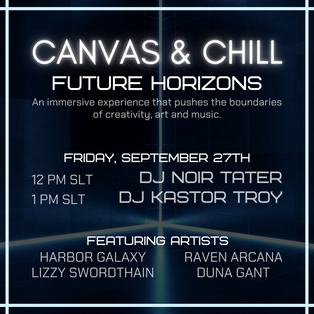 CANVAS & CHILL 8th Art Showcase Poster