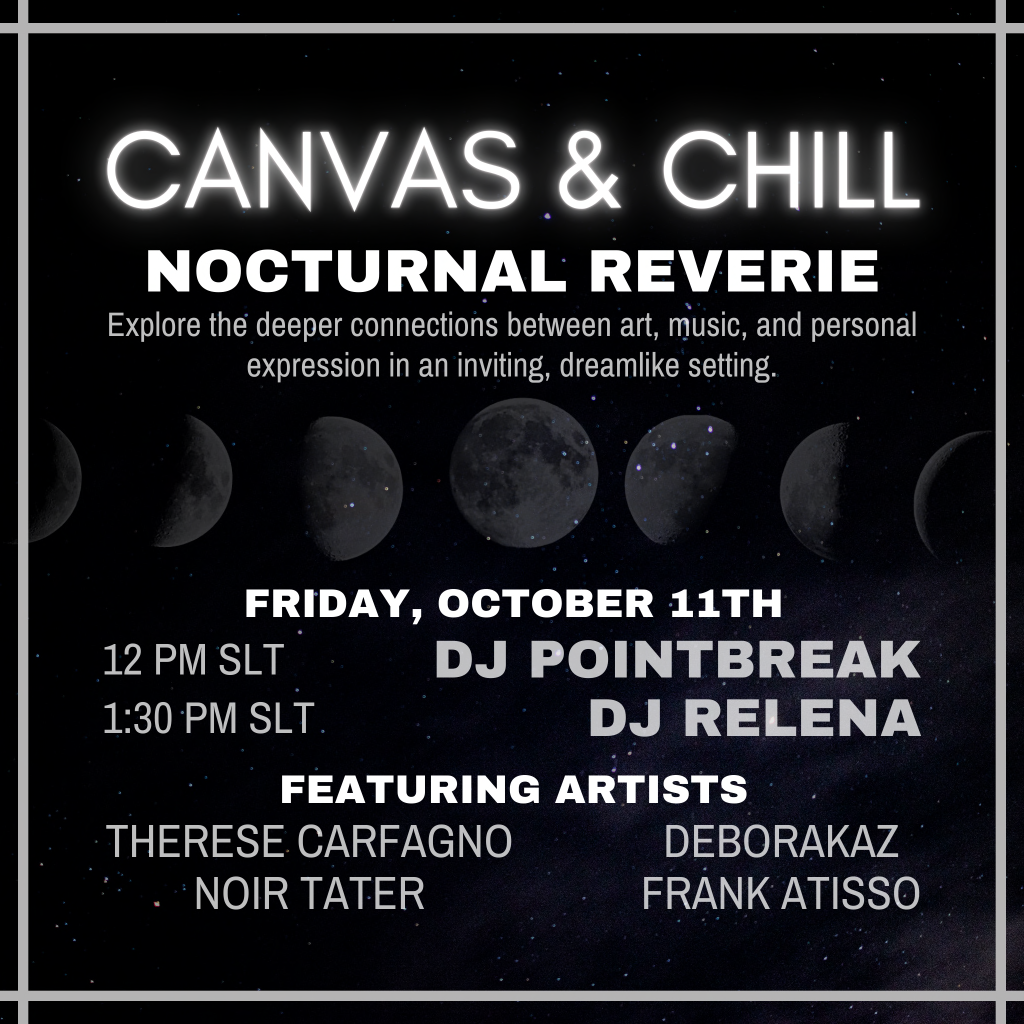 CANVAS & CHILL 9th Art Showcase Poster