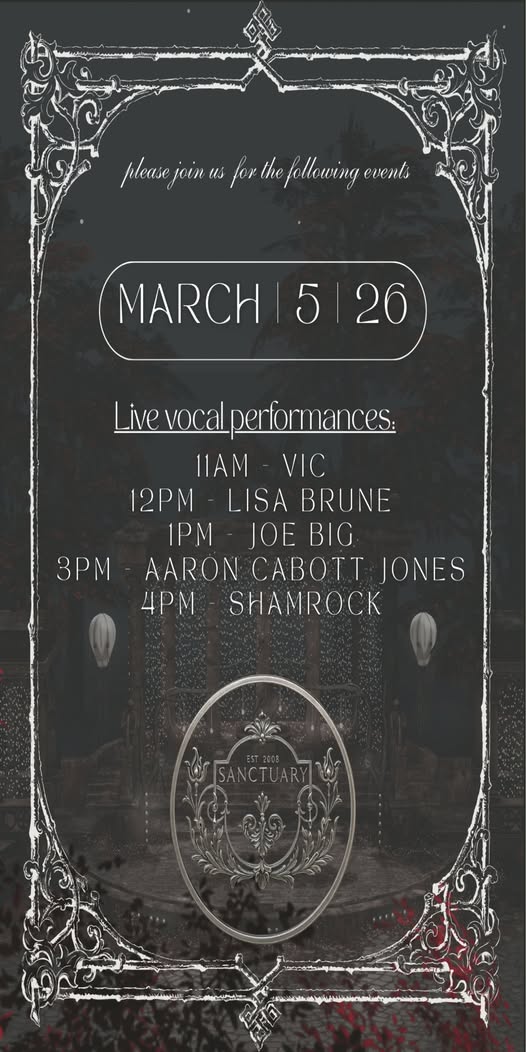 Legendary Music at Sanctuary: March 5th Amphitheater Showcase