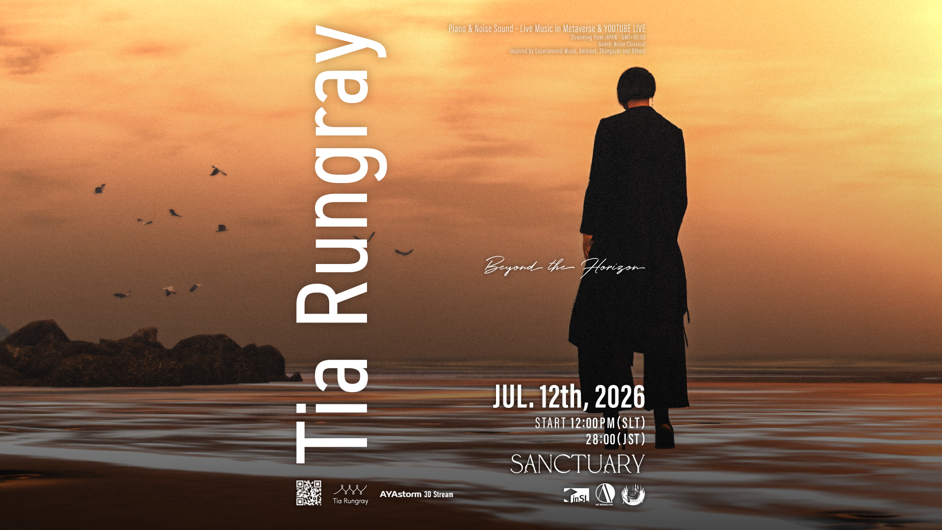 July 12th 12 PM Tia Rungray Live at Sanctuary Piano & Noise Live Performance by Tia Rungray @ Sanctuary